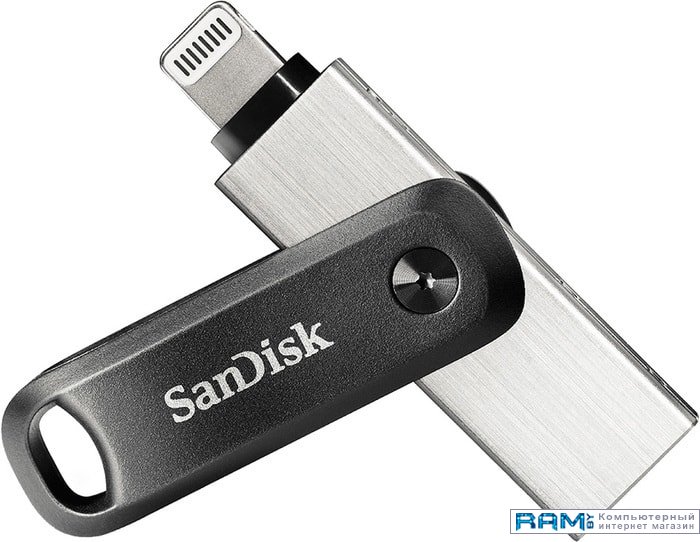 USB Flash SanDisk iXpand Go 64GB SDIX60N-064G-GN6NN флешка sandisk ultra dual drive luxe 64 гб серебристый sdddc4 064g g46