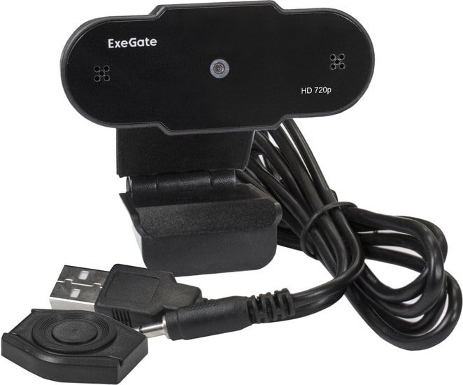 - ExeGate BlackView C525 HD веб камера exegate blackview c525 hd tripod ex287386rus