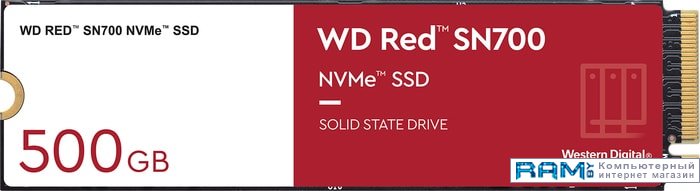 SSD WD Red SN700 500GB WDS500G1R0C ssd wd red sn700 2tb wds200t1r0c