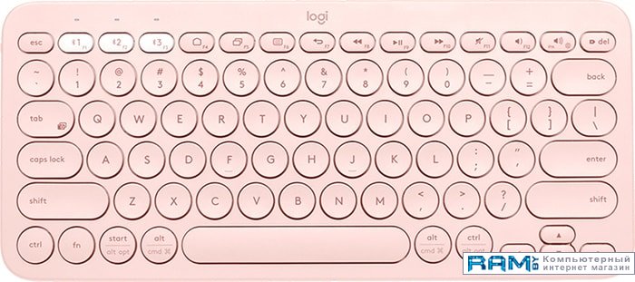 Logitech Multi-Device K380 Bluetooth клавиатура logitech k380 multi device bluetooth keyboard rose rus bt intnl 920 010569