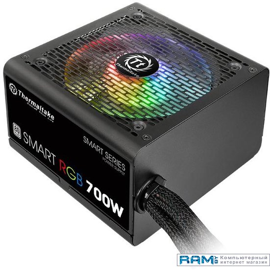 Thermaltake Smart RGB 700W PS-SPR-0700NHSAWE-1 thermaltake smart bx1 750w spd 750ah2nkb 2