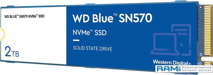 

SSD WD Blue SN570 2TB WDS200T3B0C