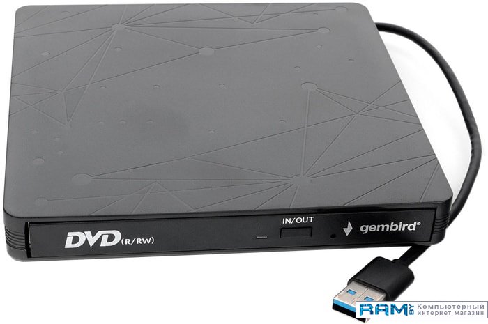 DVD  Gembird DVD-USB-03 внешний карман контейнер для hdd gembird ee2 u2s 40p b blue