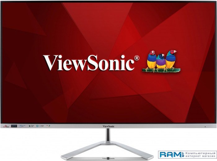 ViewSonic VX3276-2K-MHD-2 27 монитор viewsonic vg2755 black 75hz 1920x1080 ips