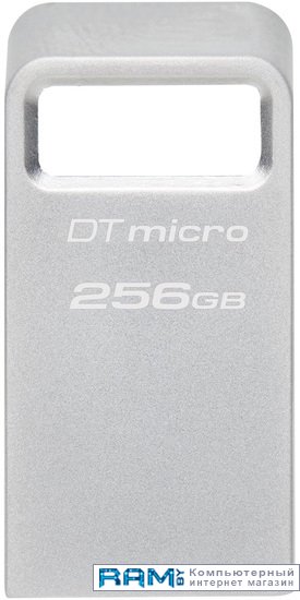 USB Flash Kingston DataTraveler Micro USB 3.2 Gen 1 256GB usb flash kingston datatraveler micro 3 1 128gb dtmc3128gb