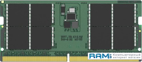 Kingston 32GB DDR5 4800  KVR48S40BD8-32 оперативная память kingston so dimm ddr5 32gb 4800mhz kvr48s40bd8 32