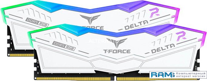 Team T-Force Delta RGB 2x16 DDR5 6200  FF4D532G6200HC38ADC01 накопитель ssd team group t force vulcan z 256 gb t253tz256g0c101