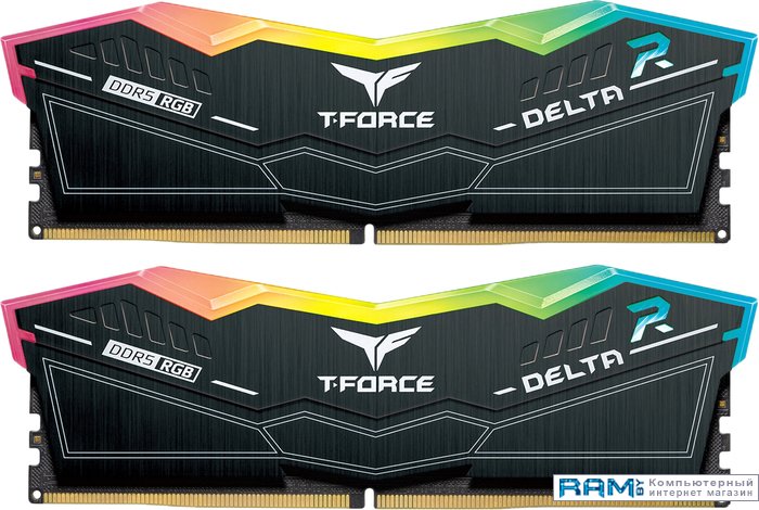 Team T-Force Delta RGB 2x16GB DDR5 PC4-49600 FF3D532G6200HC38ADC01 team t force delta rgb 2x16 ddr5 6200 ff4d532g6200hc38adc01