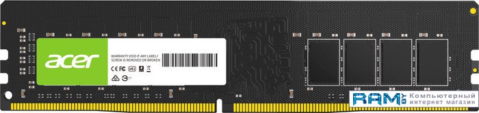 Acer UD100 16 DDR4 3200  BL.9BWWA.228 team elite 8 ddr4 sodimm 3200 ted48g3200c22 s01