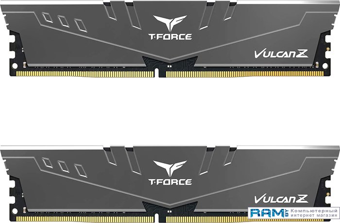 Team T-Force Vulcan Z 2x16 DDR4 3600  TLZGD432G3600HC18JDC01 team t force vulcan z 2x16 ddr4 3600 tlzgd432g3600hc18jdc01