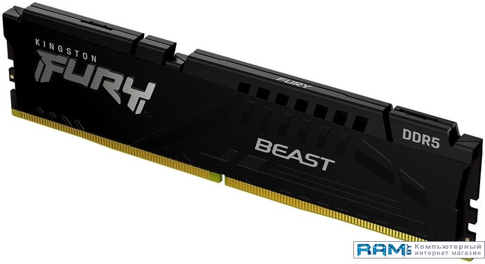 Kingston FURY Beast 32 DDR5 5200  KF552C40BB-32 модуль памяти kingston fury beast ddr5 dimm 5200mhz pc 41600 cl40 16gb kf552c40bb 16