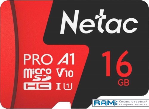 Netac P500 Extreme Pro 16GB NT02P500PRO-016G-S netac microsd card p500 extreme pro 32gb retail version w o sd adapter