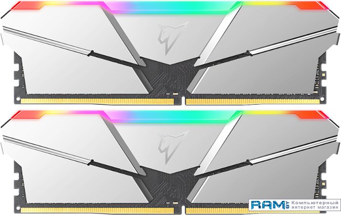 Netac Shadow RGB 2x8 DDR4 3600  NTSRD4P36DP-16S netac shadow rgb 2x8 ddr4 3600 ntsrd4p36dp 16s