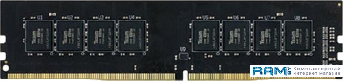 Team Elite 8 DDR4 2666  TED48G2666C19016 netac shadow ii black 16 ddr4 2666 ntswd4p26sp 16k