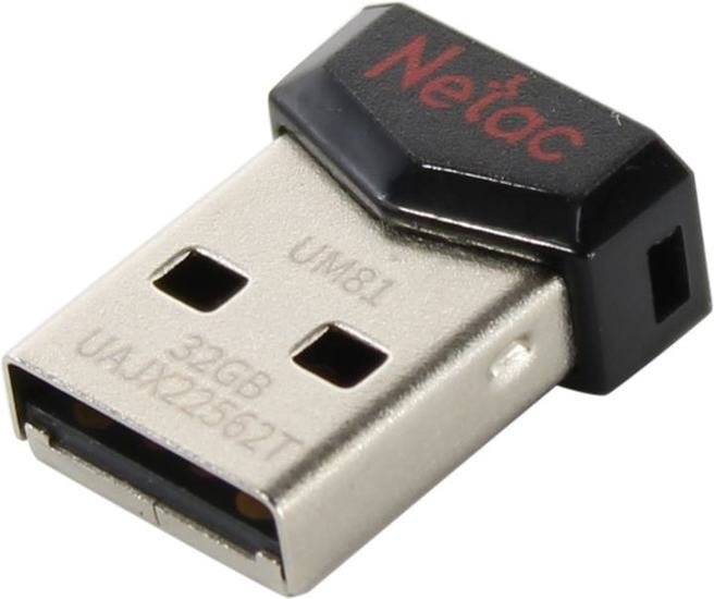 USB Flash Netac 32GB USB 2.0 FlashDrive Netac UM81 Ultra compact usb flash netac 16gb usb 3 2 flashdrive netac um1 highspeed