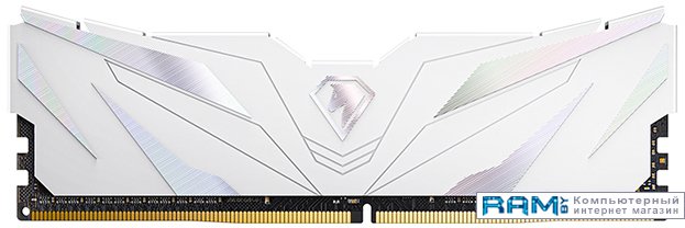 Netac Shadow II White 8 DDR4 3200 NTSWD4P32SP-08W netac shadow rgb 2x8 ddr4 3200 ntsrd4p32dp 16s