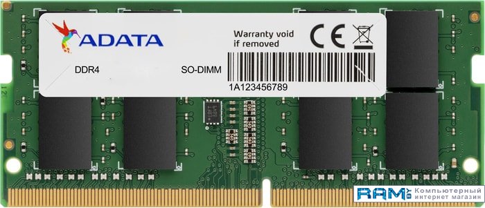 A-Data Premier 16 DDR4 3200  AD4S320016G22-SGN память оперативная adata 16gb ddr4 3200 so dimm premier ad4s320016g22 sgn cl22 1 2v ad4s320016g22 sgn