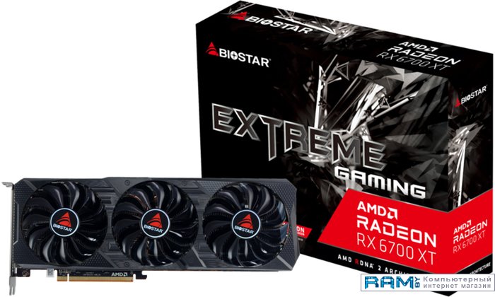 

BIOSTAR Radeon RX 6700 XT OC VA67S6TML9