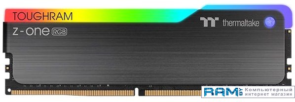 Thermaltake ToughRam Z-One RGB 8GB DDR4 PC4-25600 R019D408GX1-3200C16S thermaltake toughram z one rgb 8gb ddr4 pc4 25600 r019d408gx1 3200c16s