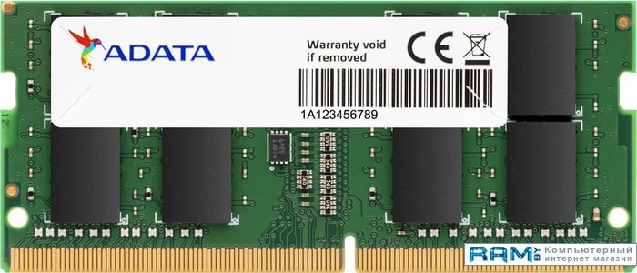 A-Data Premier 16 DDR4 2666  AD4S266616G19-RGN a data premier 8 ddr4 3200 ad4u32008g22 sgn