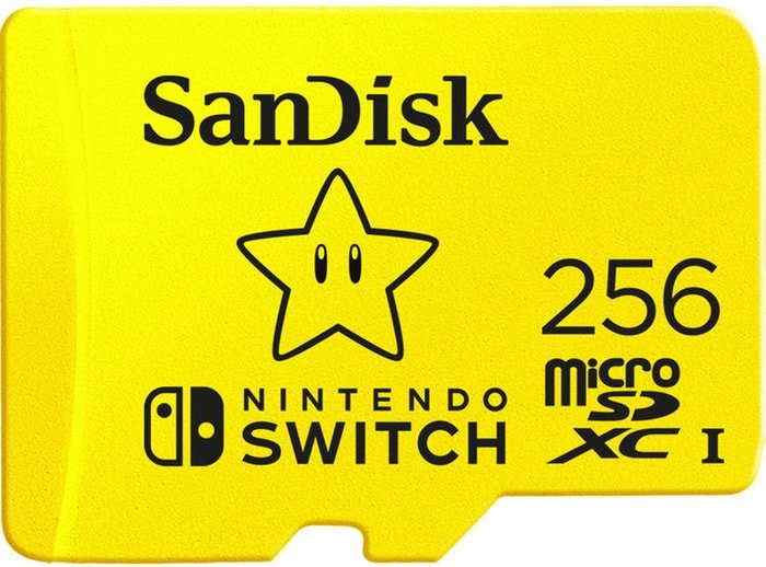 SanDisk For Nintendo Switch microSDXC SDSQXAO-256G-GN3ZN 256GB hikvision microsdxc hs tf c1std256g 256gb