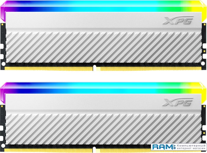 A-Data XPG Spectrix D45G RGB 2x8 DDR4 3600  AX4U36008G18I-DCWHD45G a data spectrix d41 rgb 8gb ddr4 pc4 25600 ax4u32008g16a st41