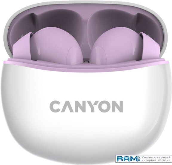 Canyon CNS-TWS5PU беспроводные наушники canyon tws 1 white