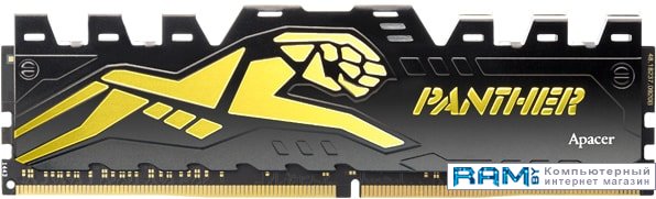 

Apacer Panther Golden 8 DDR4 3200 AH4U08G32C28Y7GAA-1