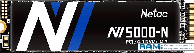 SSD Netac NV5000-N 1TB NT01NV5000N-1T0-E4X накопитель netac ssd 1tb nv5000 n series pci e 4 0 nvme m 2 2280 retail nt01nv5000n 1t0 e4x