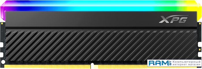 A-Data XPG Spectrix D45G RGB 8 DDR4 3600  AX4U36008G18I-CBKD45G накопитель ssd a data spectrix s40g rgb 2tb as40g 2tt c