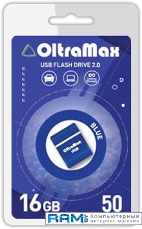 USB Flash Oltramax 50 16GB флешка oltramax om 8gb 250 синий