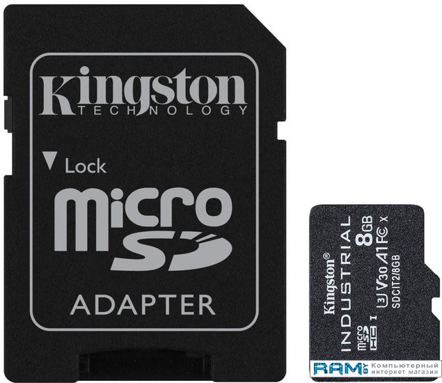 Kingston Industrial microSDHC SDCIT28GB 8GB