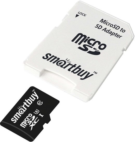 Smart Buy microSDXC SB256GBSDCL10U3-01 256GB адаптер ippon nmc snmp для innova rt smart winner new 744 а2568 00р