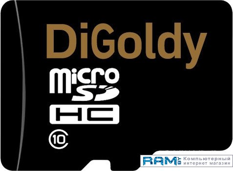 DiGoldy microSD Class 10 16GB DG0016GCSDHC10-WA-AD