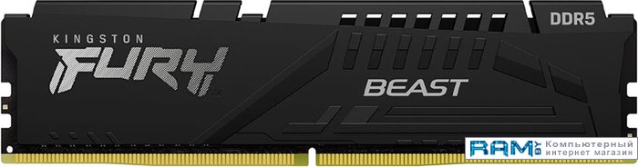 Kingston FURY Beast 16 DDR5 5200 KF552C36BBE-16 kingston fury beast rgb 2x16 ddr5 5200 kf552c40bbak2 32