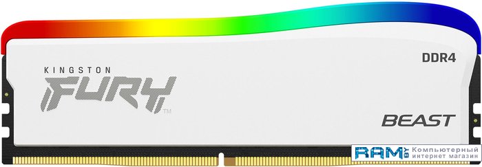 Kingston FURY Beast RGB SE 16 DDR4 3600  KF436C18BWA16 kingston fury beast 4x16gb ddr4 pc4 25600 kf432c16bb1k464