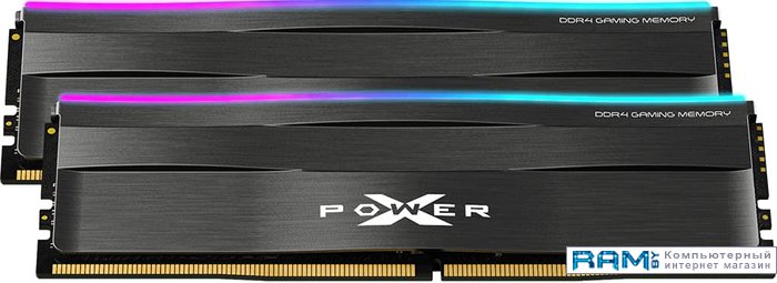 Silicon-Power Xpower Zenith RGB 2x8 DDR4 3200 SP016GXLZU320BDD память оперативная samsung ddr4 dimm 8gb unb 3200 1 2v m378a1k43eb2 cwe