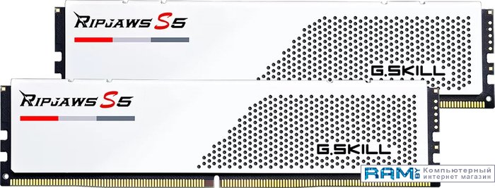 G.Skill Ripjaws S5 2x16  DDR5 5600  F5-5600J3636C16GX2-RS5W g skill trident z5 2x16 ddr5 5600 f5 5600j3636c16gx2 tz5s