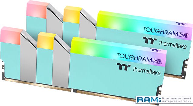 Thermaltake ToughRam RGB 2x8 DDR4 3600  RG27D408GX2-3600C18A оперативная память для компьютера thermaltake r017d408gx2 3600c18a dimm 16gb ddr4 3600mhz