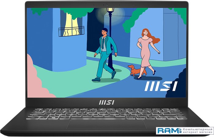 MSI Modern 14 C5M-012RU ноутбук msi modern 15 b12m 235ru 9s7 15h112 235
