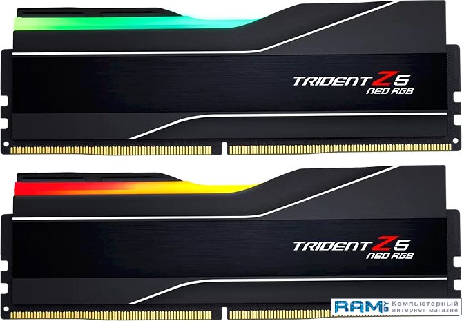G.Skill Trident Z Neo RGB 2x16 DDR5 4800  F5-6000J3636F16GX2-TZ5NR g skill trident z5 2x16 ddr5 6000 f5 6000j3636f16gx2 tz5s