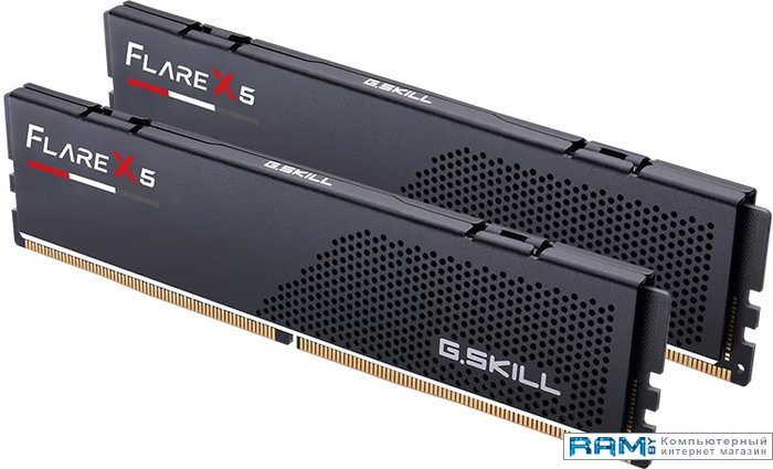 G.Skill Flare X5 2x32 DDR5 5600 F5-5600J3636D32GX2-FX5 g skill ripjaws s5 2x16 ddr5 5600 f5 5600j3036d16gx2 rs5w