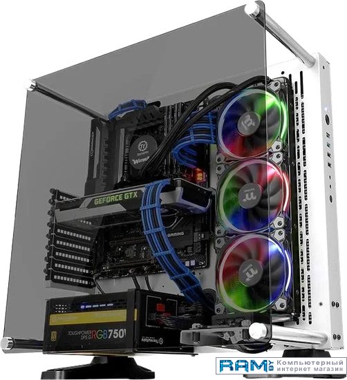 Thermaltake Core P3 Tempered Glass Snow Edition CA-1G4-00M6WN-05 thermaltake versa j23 tempered glass edition
