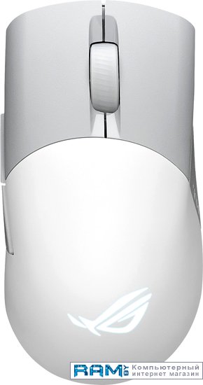 ASUS ROG Keris Wireless AimPoint Moonlight White беспроводная мышь xiaomi miiiw wireless mouse silent white mwmm01