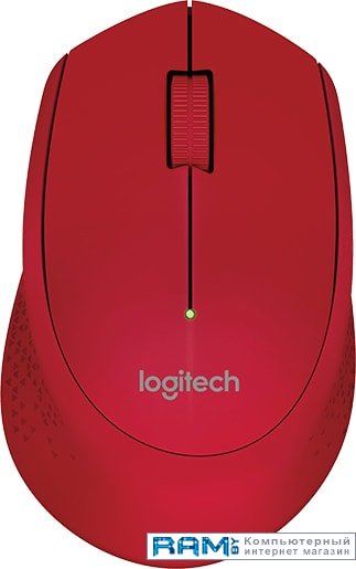 Logitech Wireless Mouse M280 Red logitech wireless mouse m280 910 004290