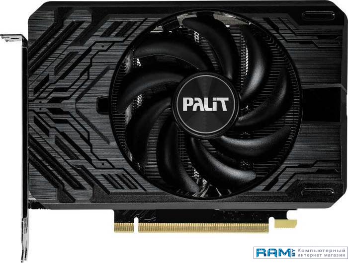 Palit GeForce RTX 4060 Ti StormX OC 8GB GDDR6 NE6406TS19P1-1060F palit geforce rtx 3060 stormx 8gb gddr6 ne63060019p1 190af