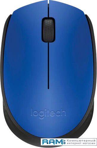 Logitech M170 Wireless проводная мышь logitech m110 синий 910 005500