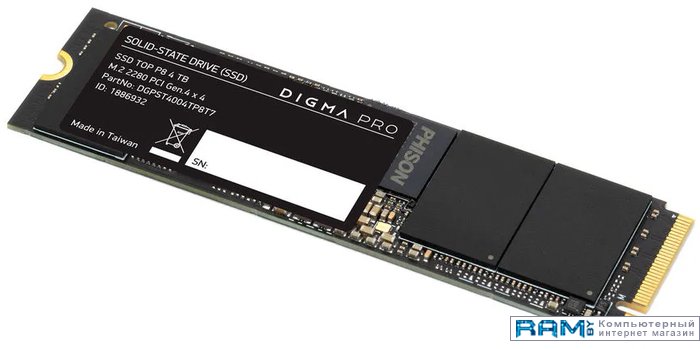 SSD Digma Pro Top P8 4TB DGPST4004TP8T7