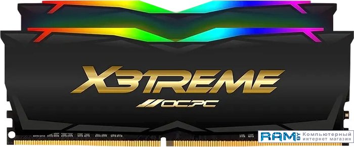 OCPC X3 RGB Black Label 2x8 DDR4 3600  MMX3A2K16GD436C18BL goodram irdm pro 2x8 ddr4 3600 irp c3600d4v64l18s16gdc