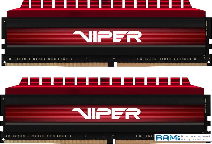 Patriot Viper 4 Series 2x8 DDR4 3600  PV416G360C8K patriot viper 4 series 2x16 ddr4 3600 pv432g360c8k